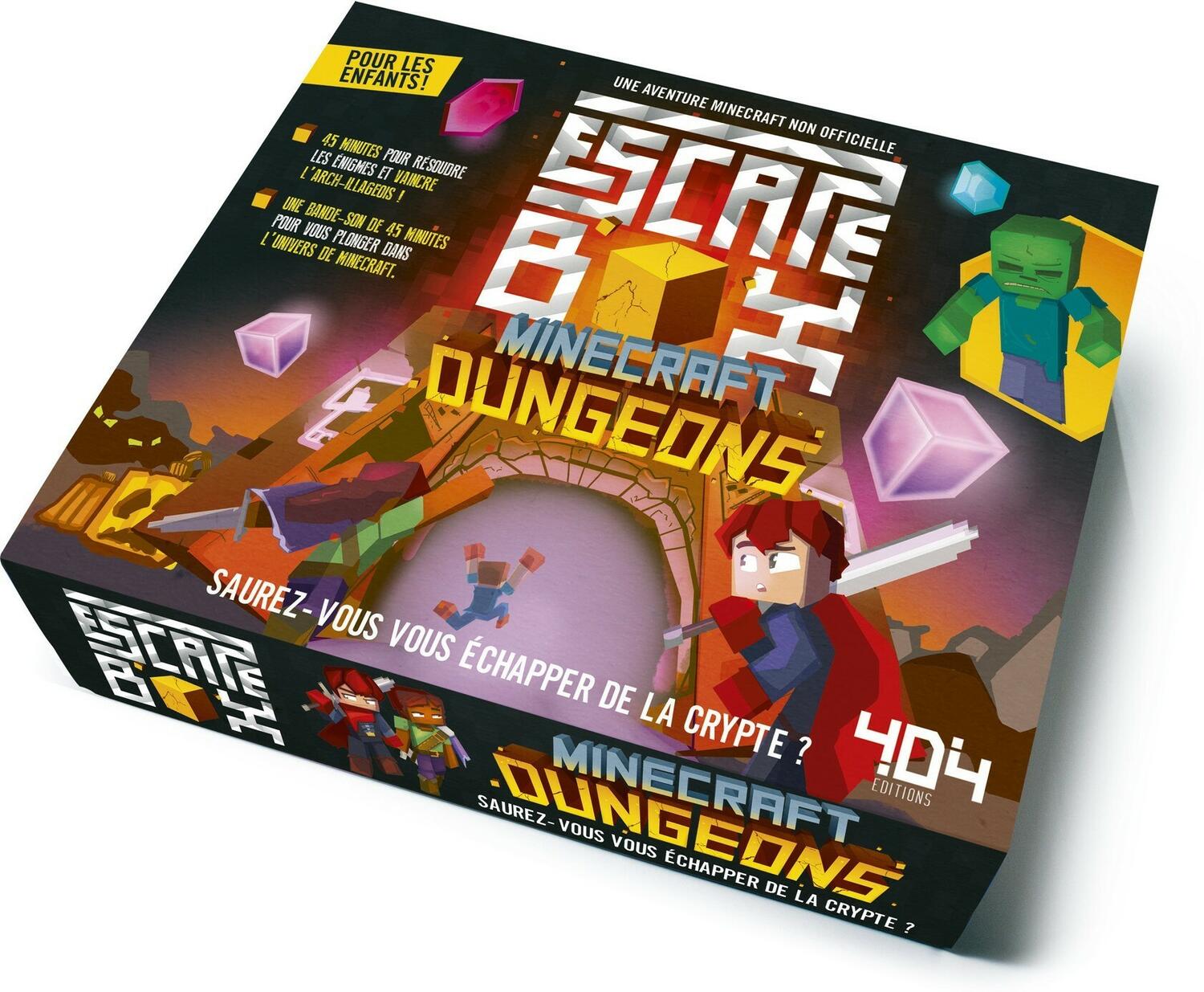 Escape Box: Minecraft Dungeons Cover 3d
