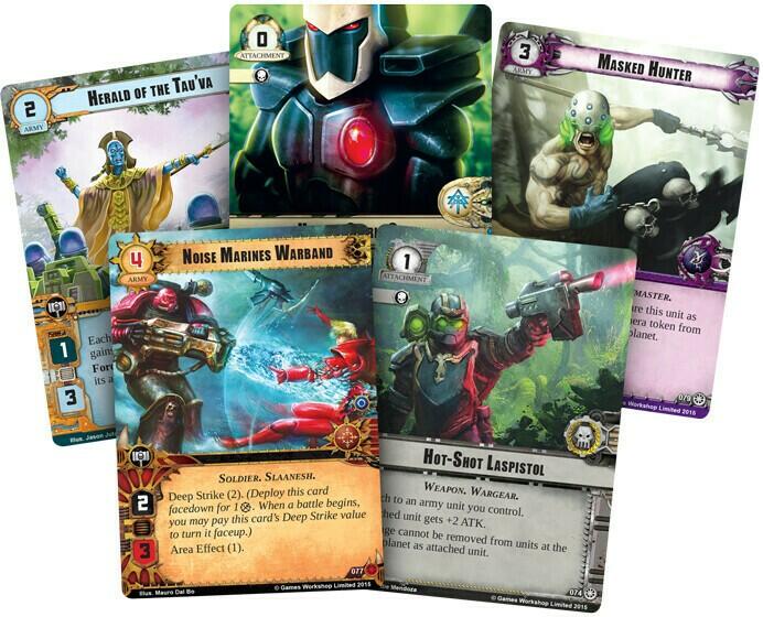 Warhammer 40,000: Conquest - En Quête de Vérité Cartes