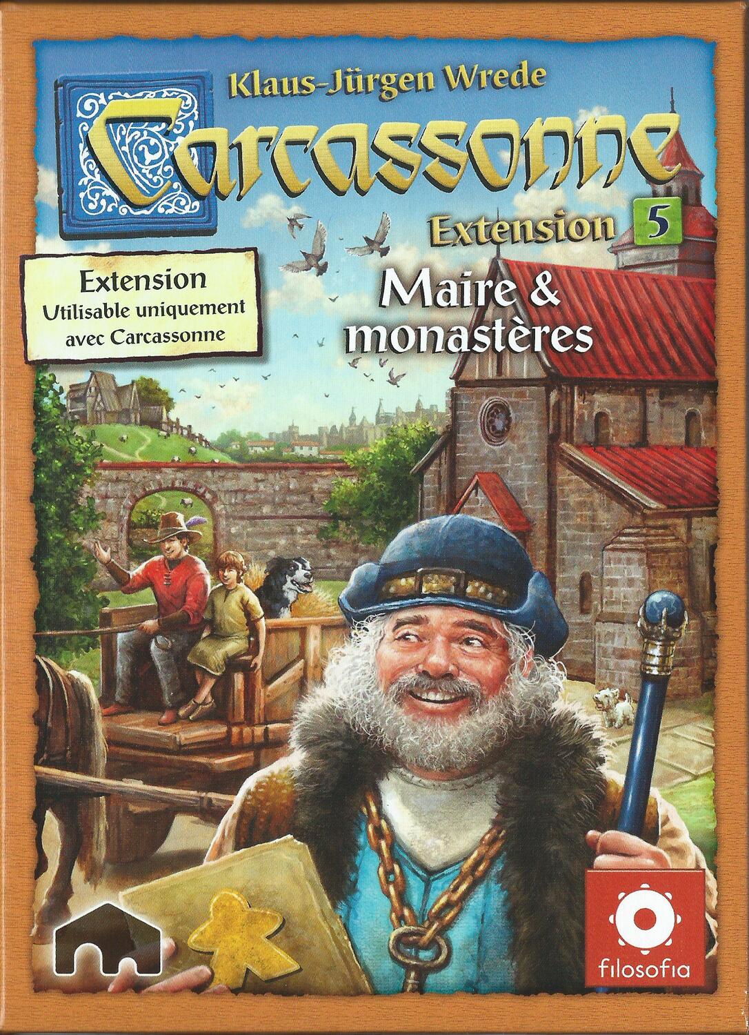Carcassonne: Maire & Monastères 2016 Cover