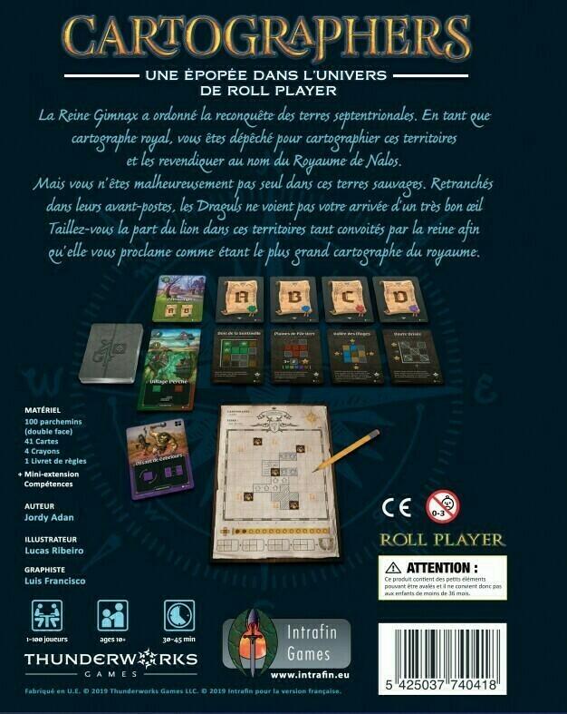 Cartographers: Une Épopée dans l'Univers de Roll Player Back