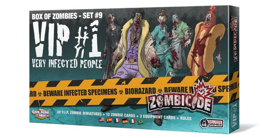Zombicide: Box of Zombies Set #9 - VIP #1 - Very Infected People Cover 3d