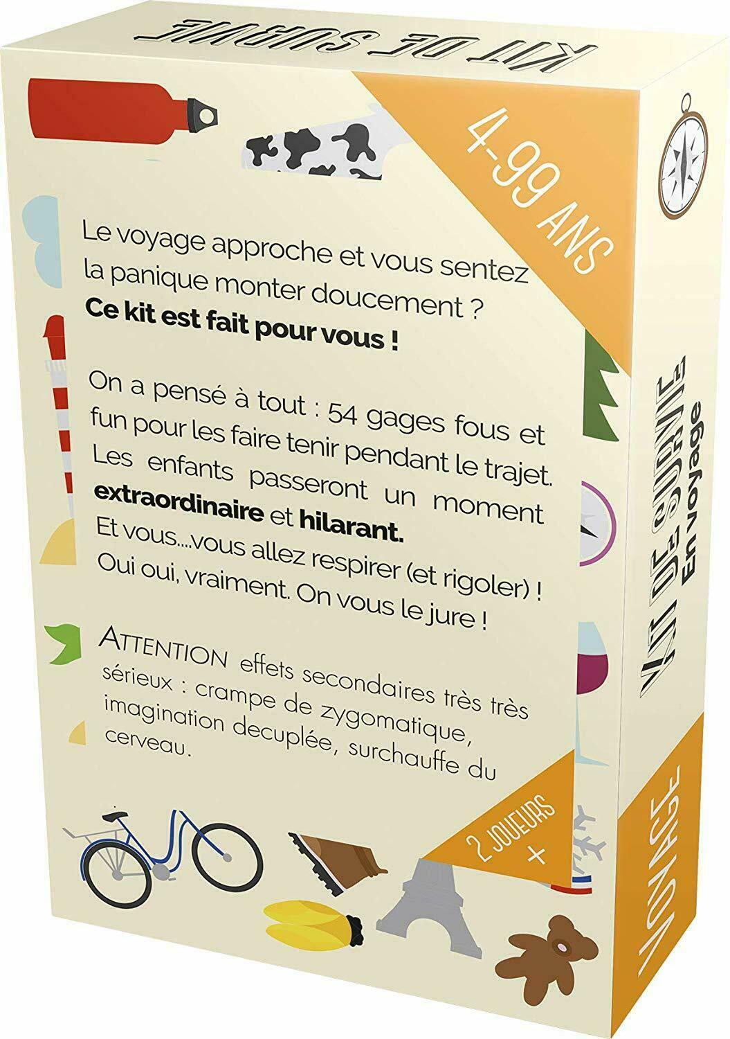 Parent Épuisé: Kit de Survie - En Voyage Back 3d