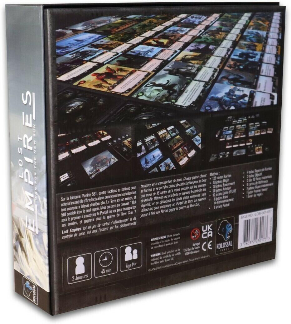 Lost Empires: War for the New Sun Back 3d