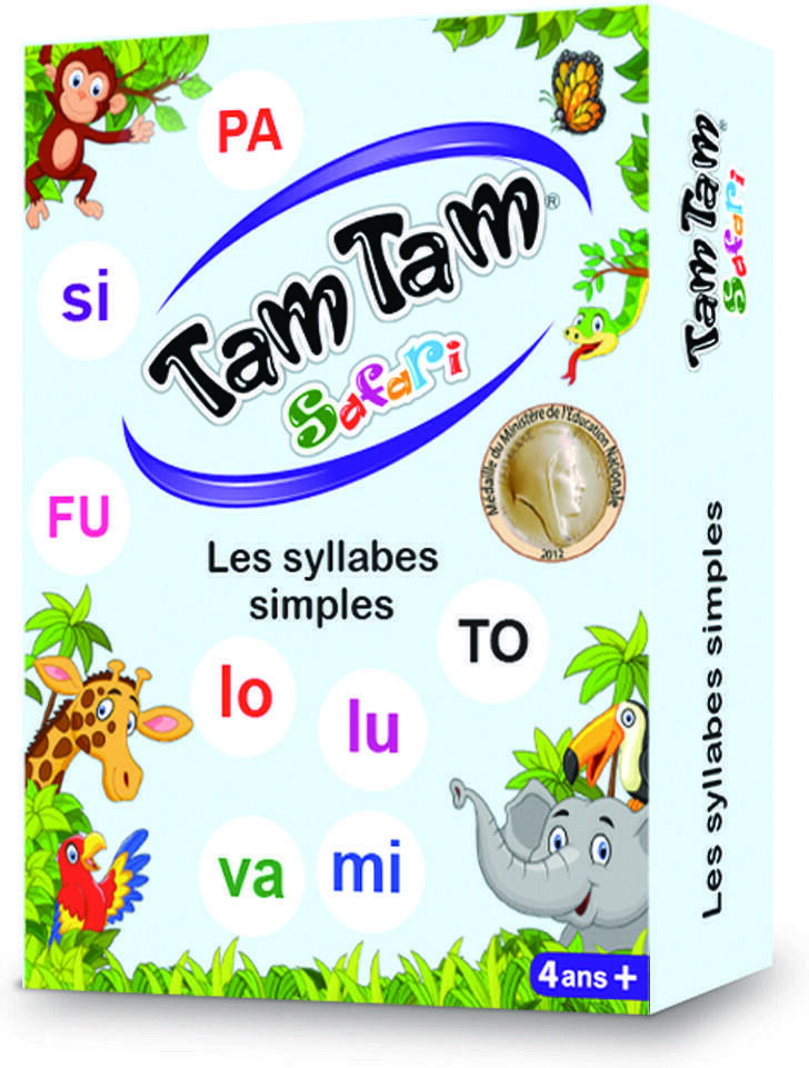 Tam Tam: Safari - Les Syllabes Simples Cover 3d