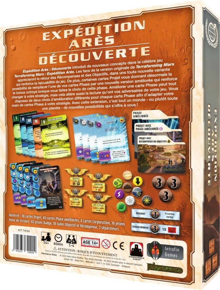 Terraforming Mars: Expédition Arès - Découverte Back 3d