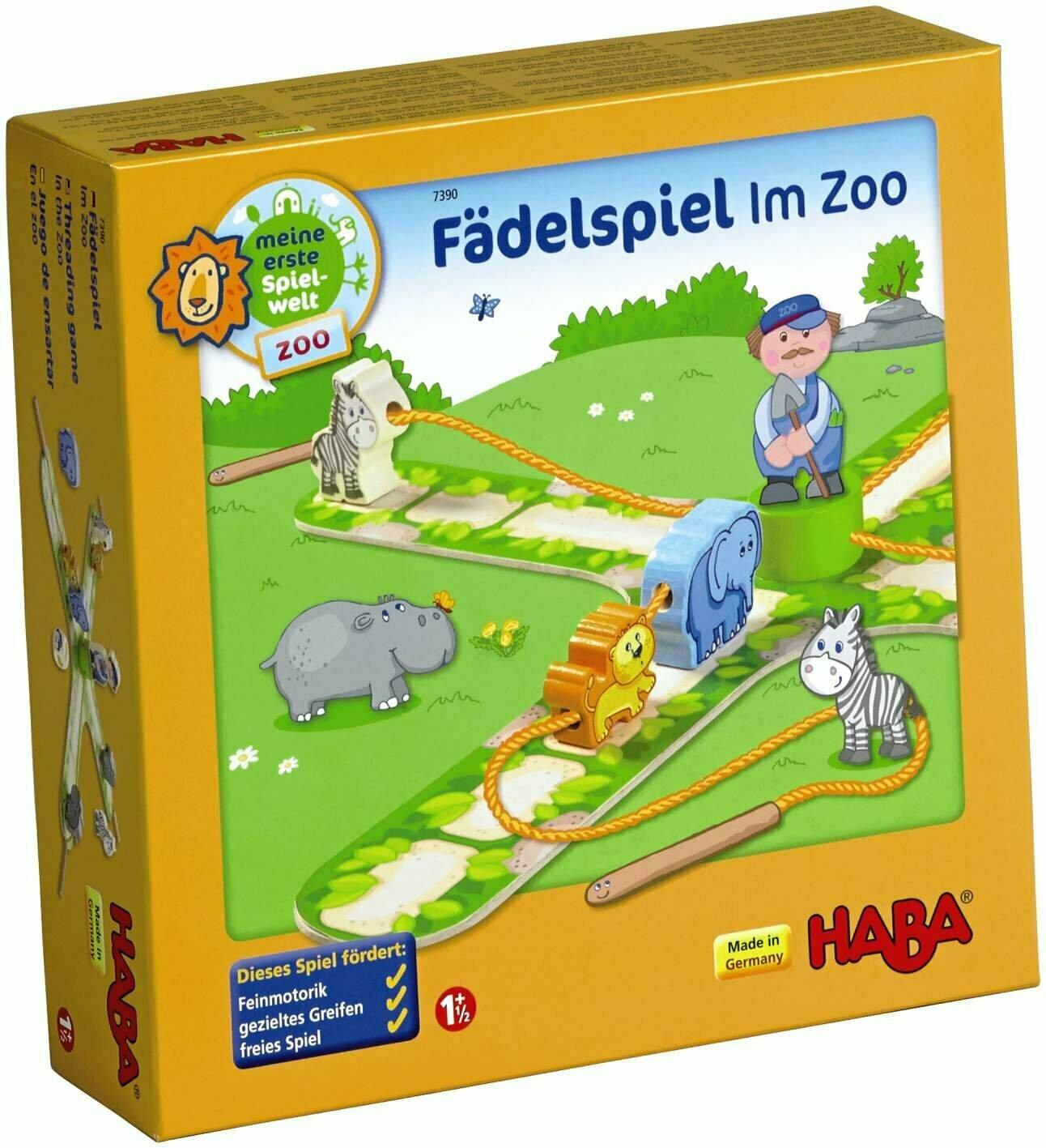 Fädelspiel: Im Zoo Cover 3d