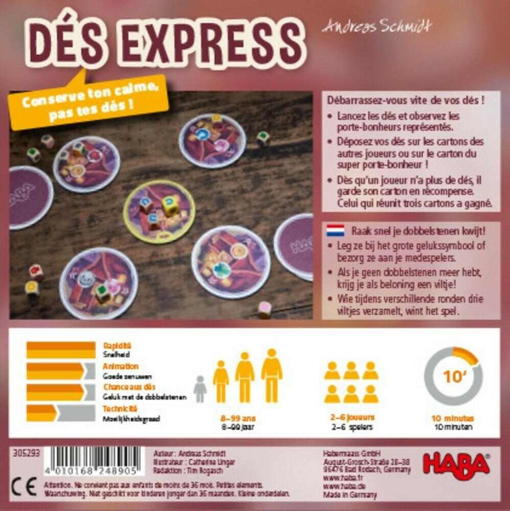 Dés Express Back
