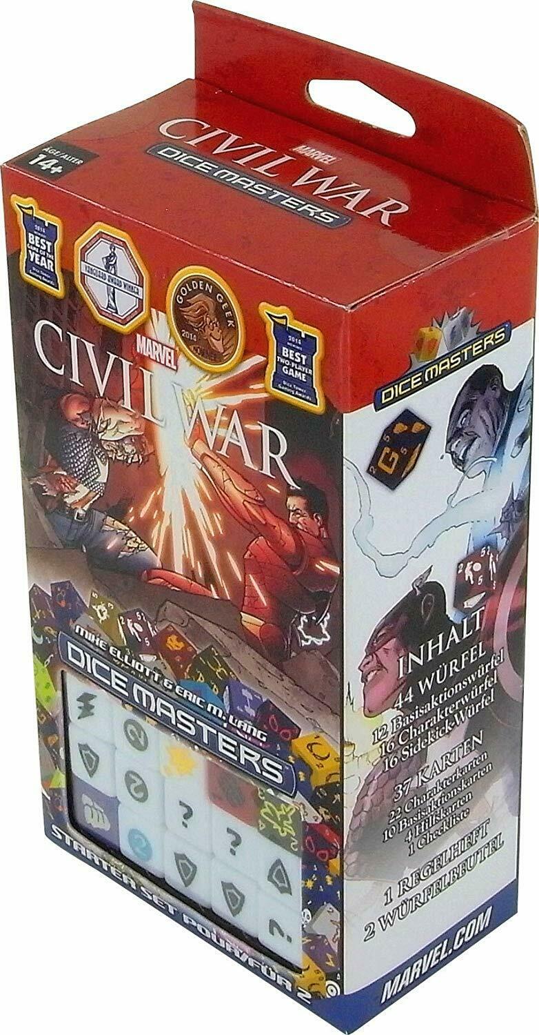 Dice Masters: Civil War Cover 3d