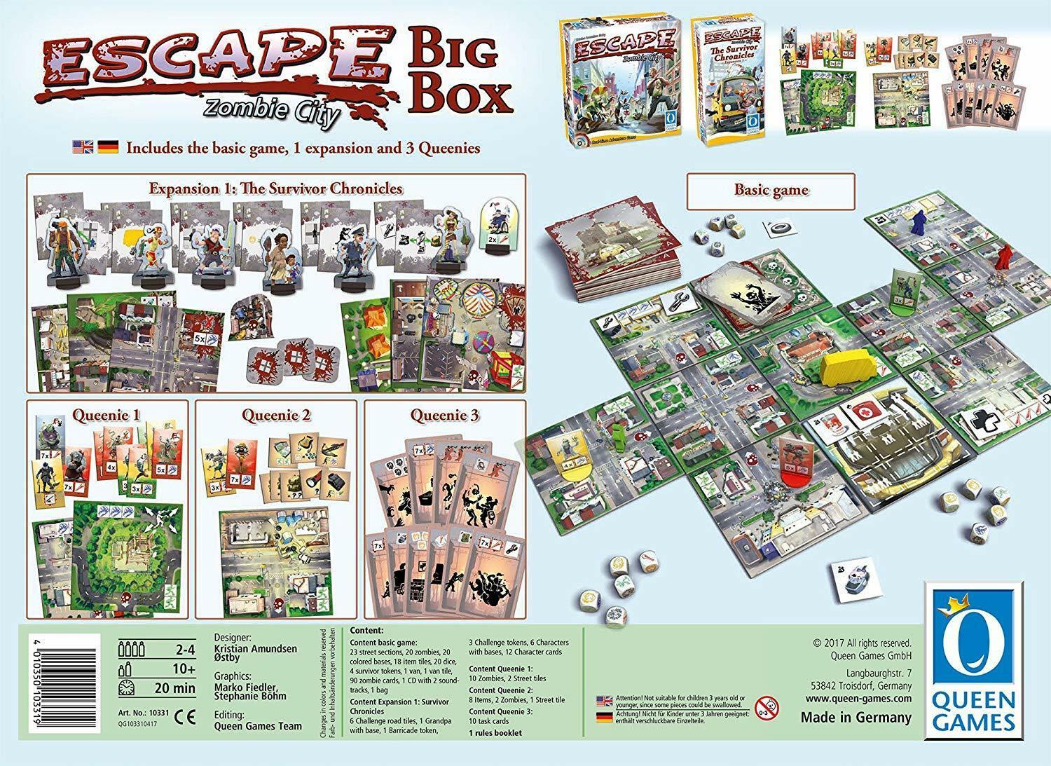 Escape: Zombie City - Big Box Back