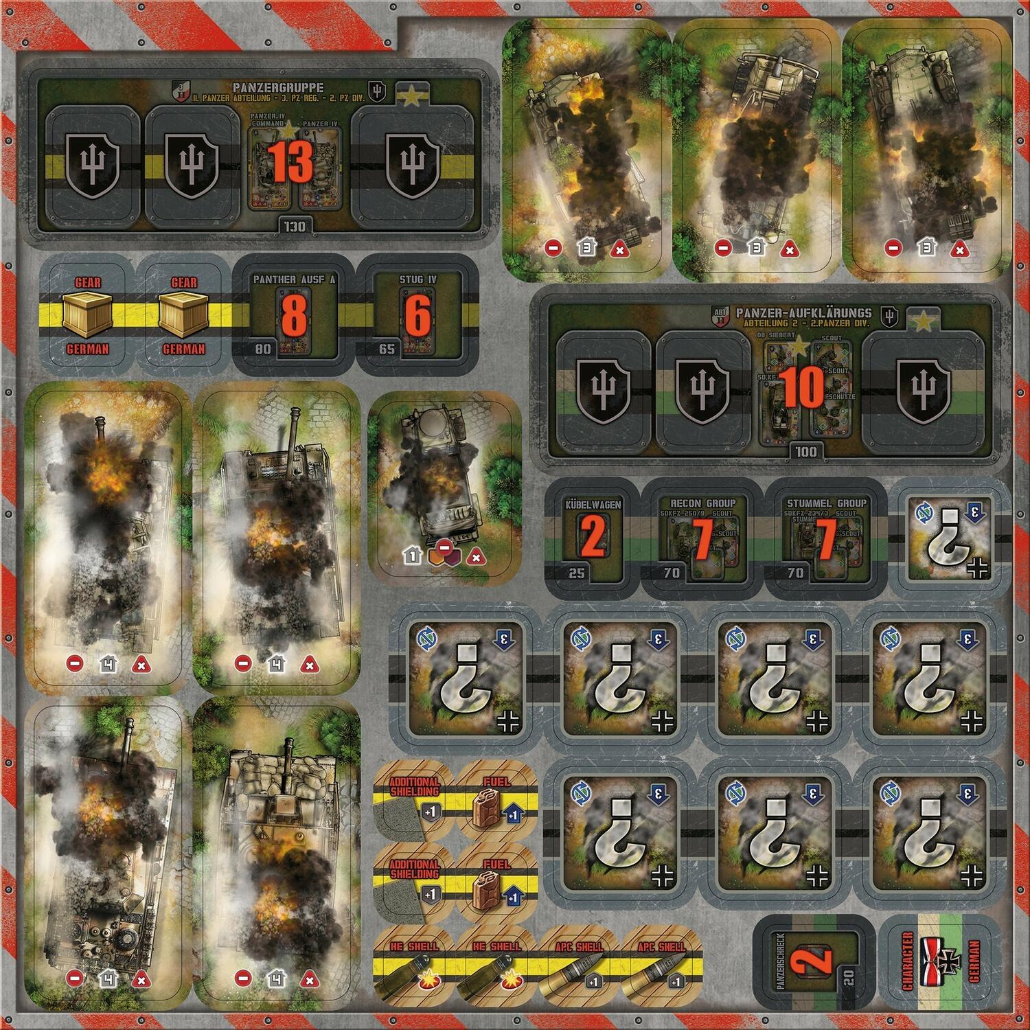 Heroes of Normandie: Big Red One Edition - Bloody Omaha Tuiles