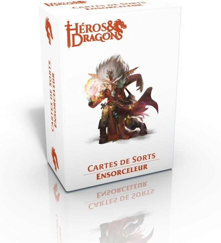 Héros & Dragons: Cartes de Sorts - Ensorceleur Cover 3d