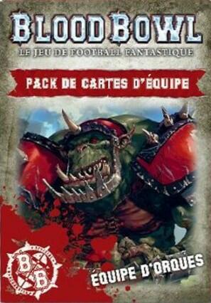 Blood Bowl: Le Jeu de Football Fantastique - Pack de Cartes d'Équipe - Équipe d'Orques Cover