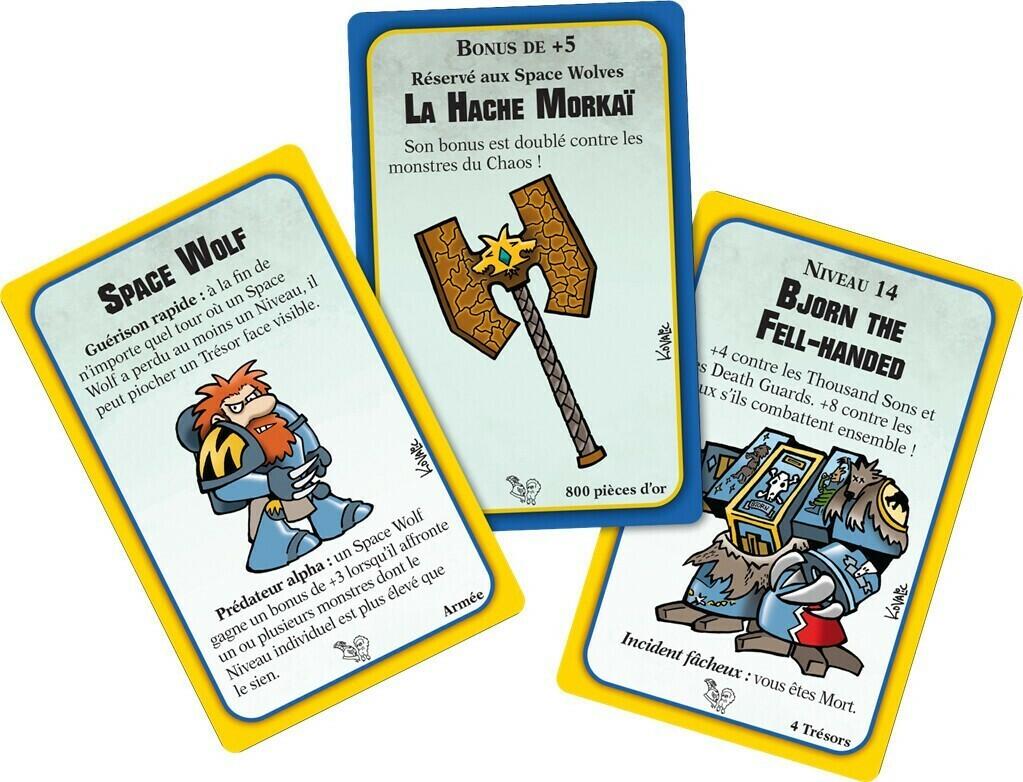 Munchkin: Warhammer 40,000 - Sauvagerie et Sorcellerie Cartes