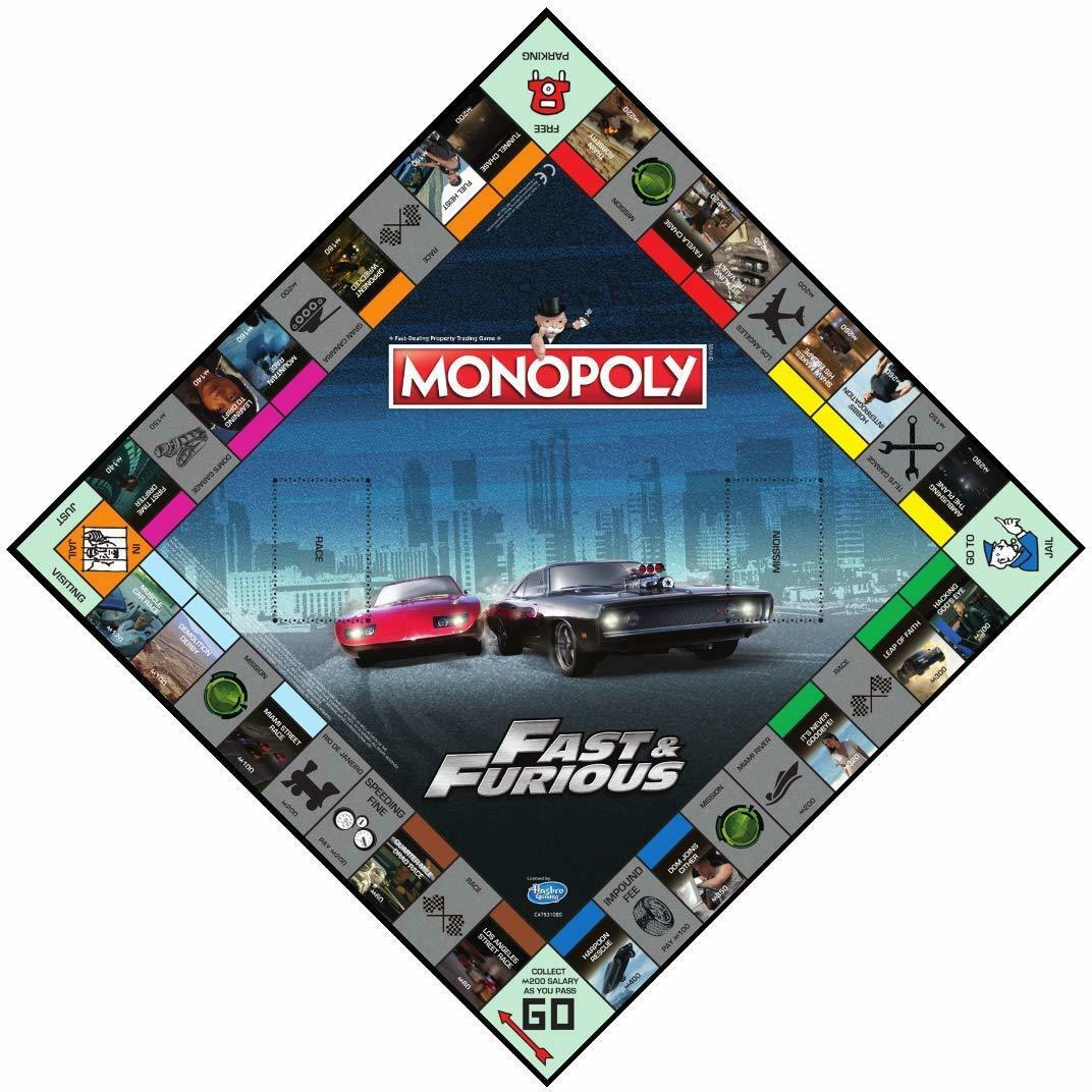 Monopoly: Fast & Furious Plateau