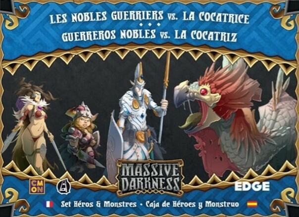 Massive Darkness: Les Nobles Guerriers vs. La Cocatrice Cover