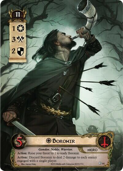 Le Seigneur des Anneaux: Le Jeu de Cartes - Le Siège d'Annúminas Carte