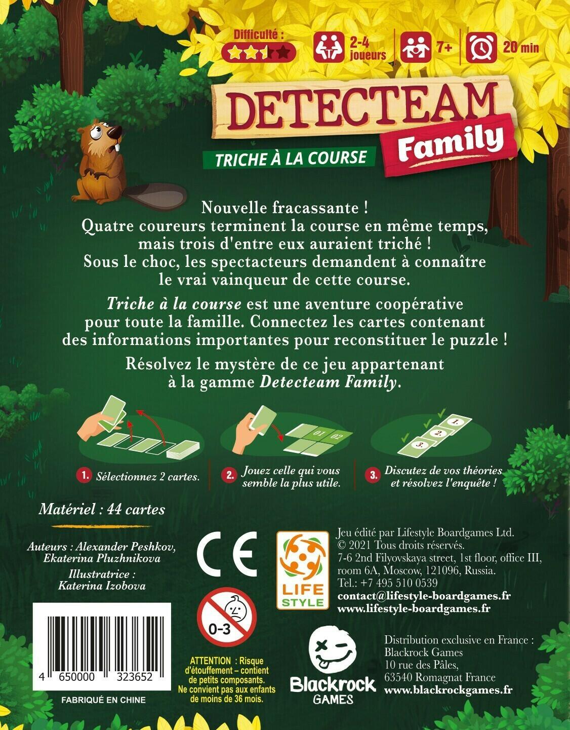 Detecteam: Family - Triche à la Course Back