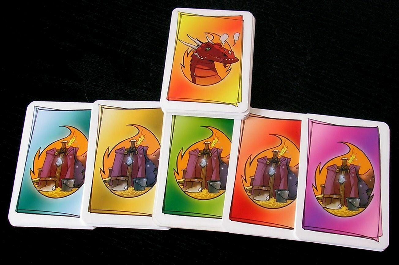 Red Hot Silly Dragon Cartes