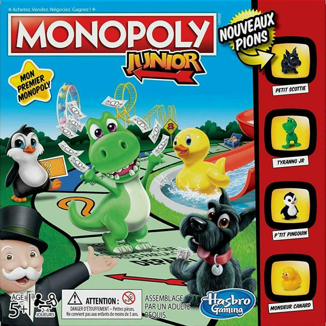 Monopoly: Junior - Nouveaux Pions Cover