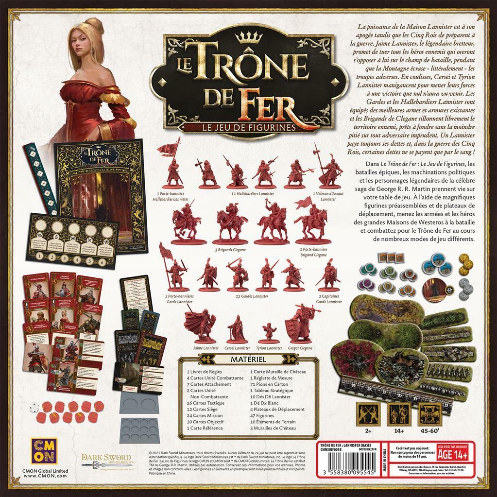 Le Trône de Fer: Le Jeu de Figurines - Lannister Back