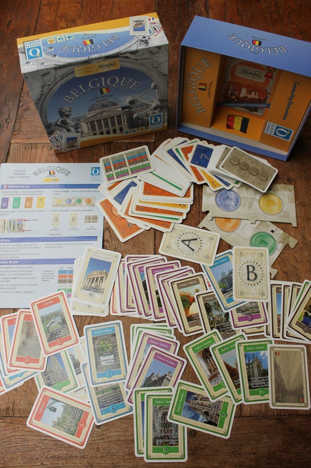 Alhambra: Belgique - Le Jeu de Cartes Eclate