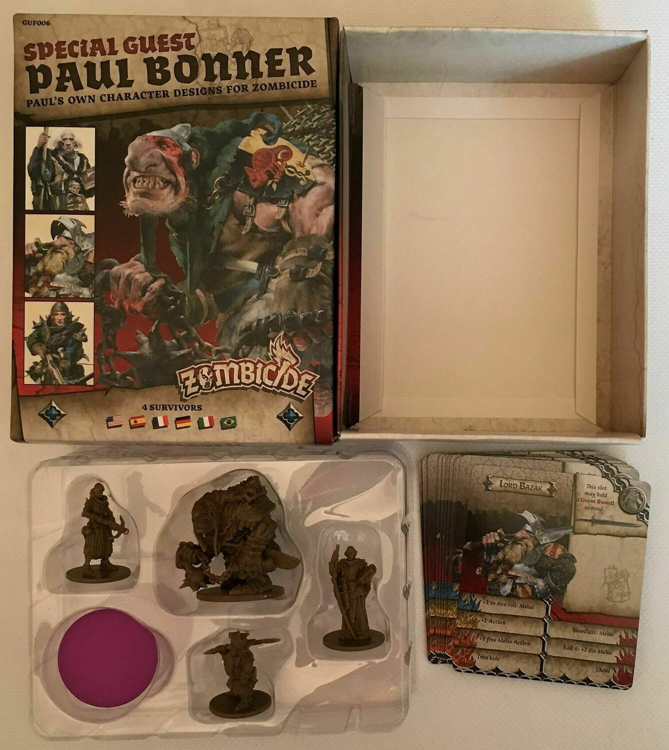 Zombicide: Black Plague - Special Guest - Paul Bonner Eclate