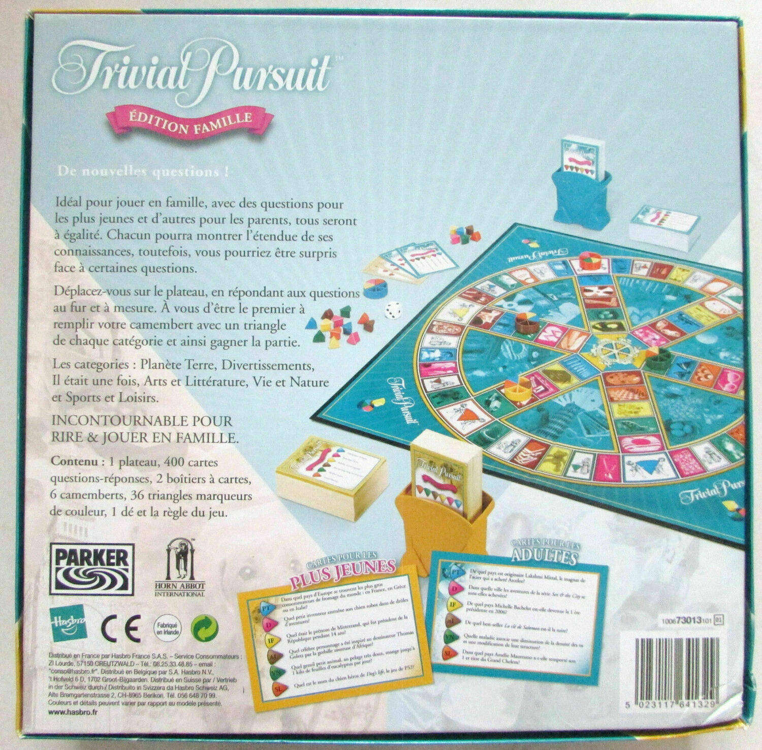 Trivial Pursuit: Édition Famille 2006 Back