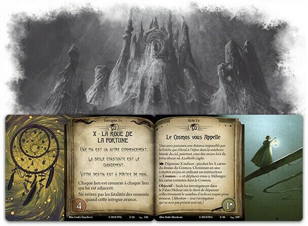 Horreur à Arkham: Le Jeu de Cartes - Devant le Trône Noir Artwork