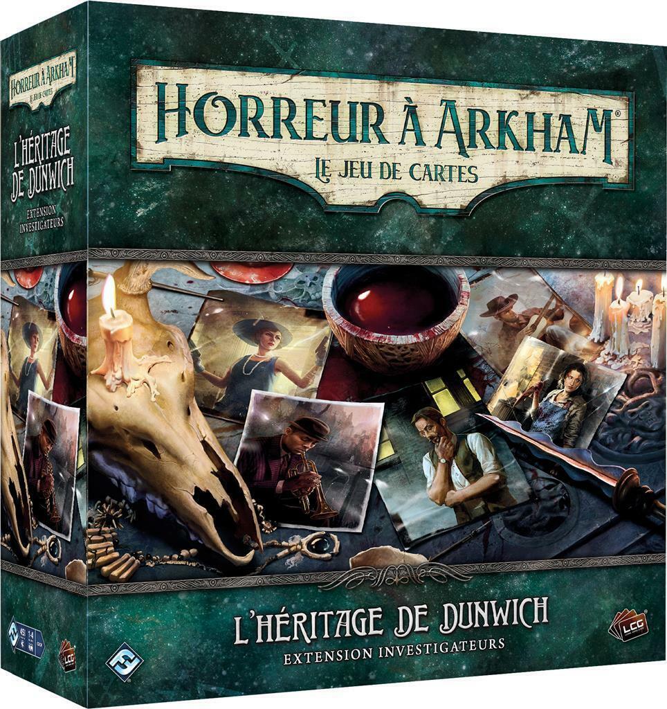 Horreur à Arkham: Le Jeu de Cartes - L'Héritage de Dunwich - Investigateurs Cover 3d