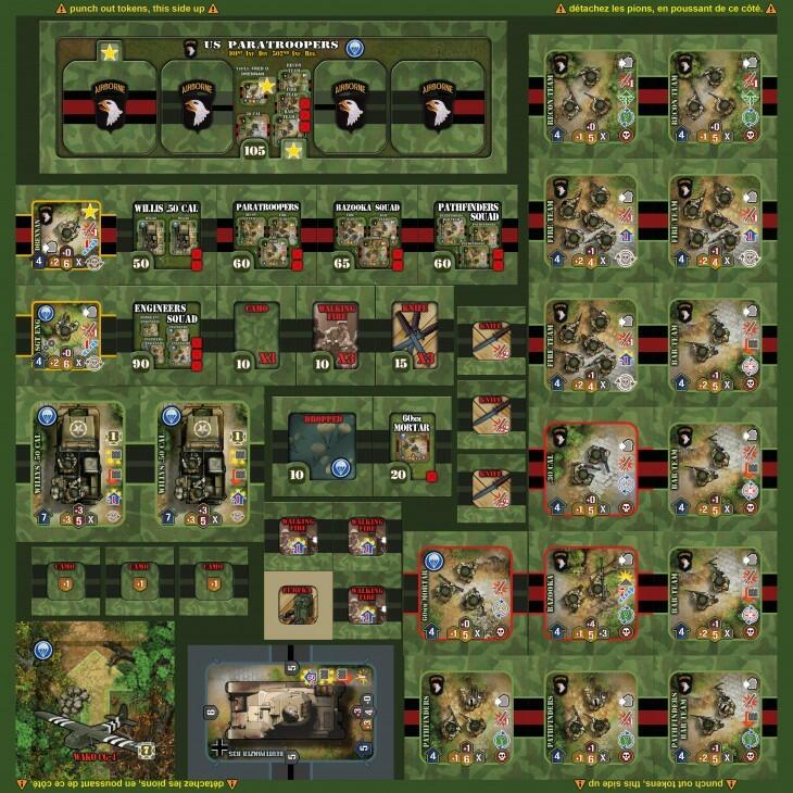 Heroes of Normandie: Sainte-Mère Eglise Tuiles