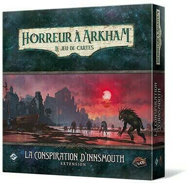 Horreur à Arkham: Le Jeu de Cartes - La Conspiration d'Innsmouth Cover 3d