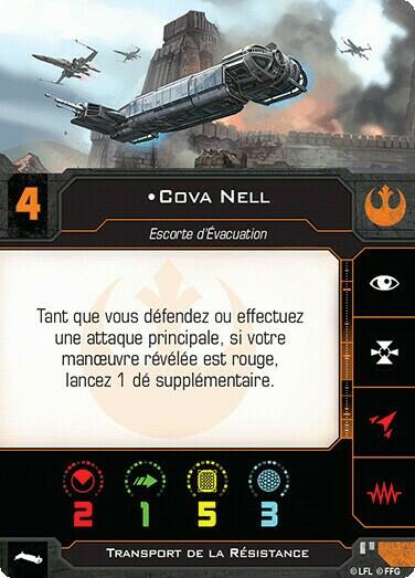 Star Wars: X-Wing - Transport de la Résistance Carte