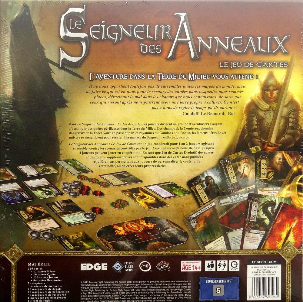 Le Seigneur des Anneaux: Le Jeu de Cartes Back