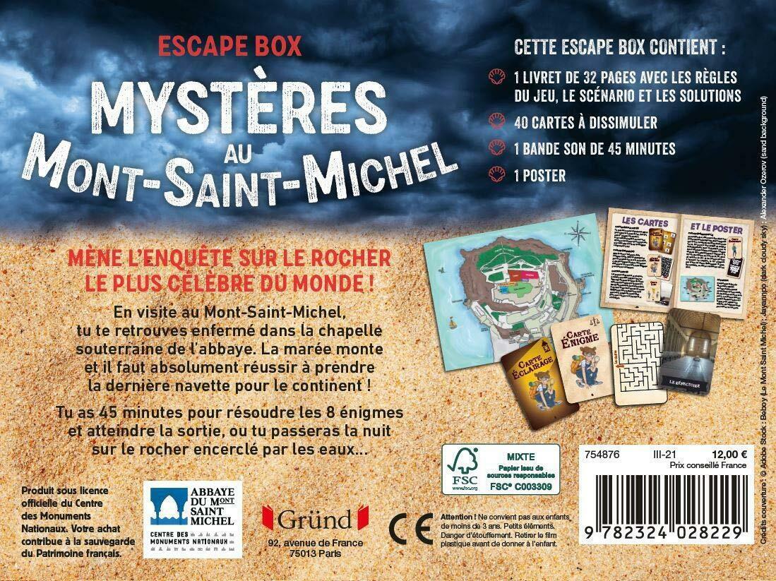 Escape Game: Mystère au Mont Saint Michel Back