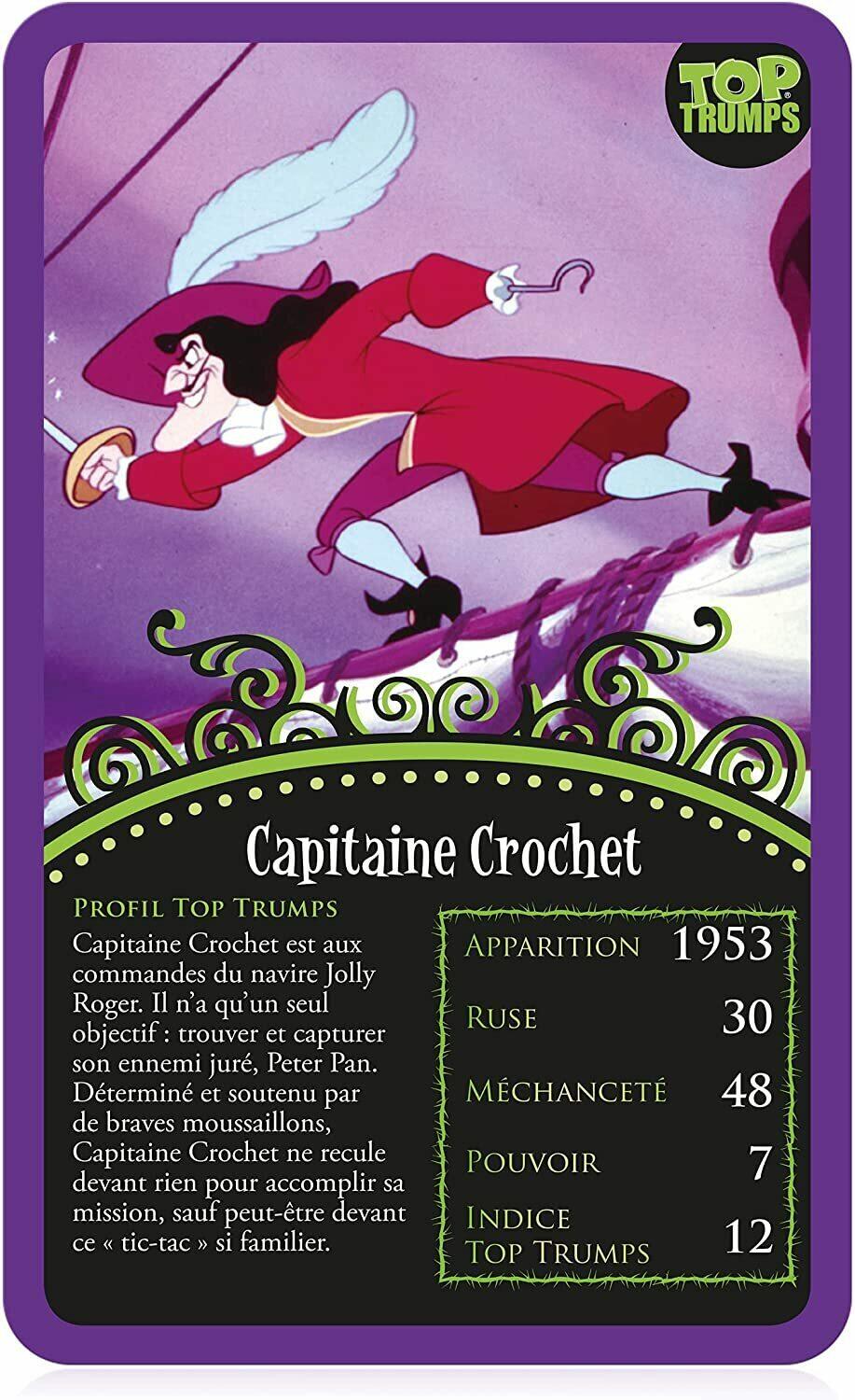 Top Trumps: Vilains Carte