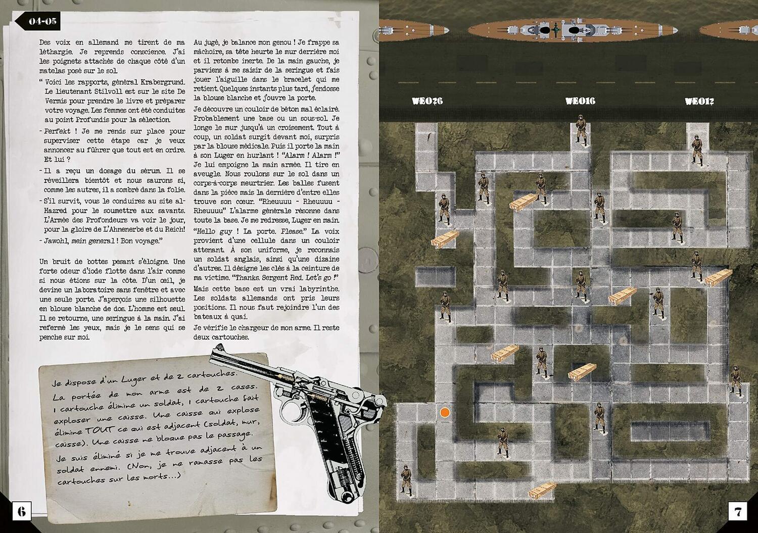 Escape Quest: Achtung ! Cthulhu - L'Armée des Profondeurs Pages