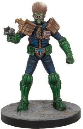 Mars Attacks: Le Jeu - Judge Dredd Martien Figurine
