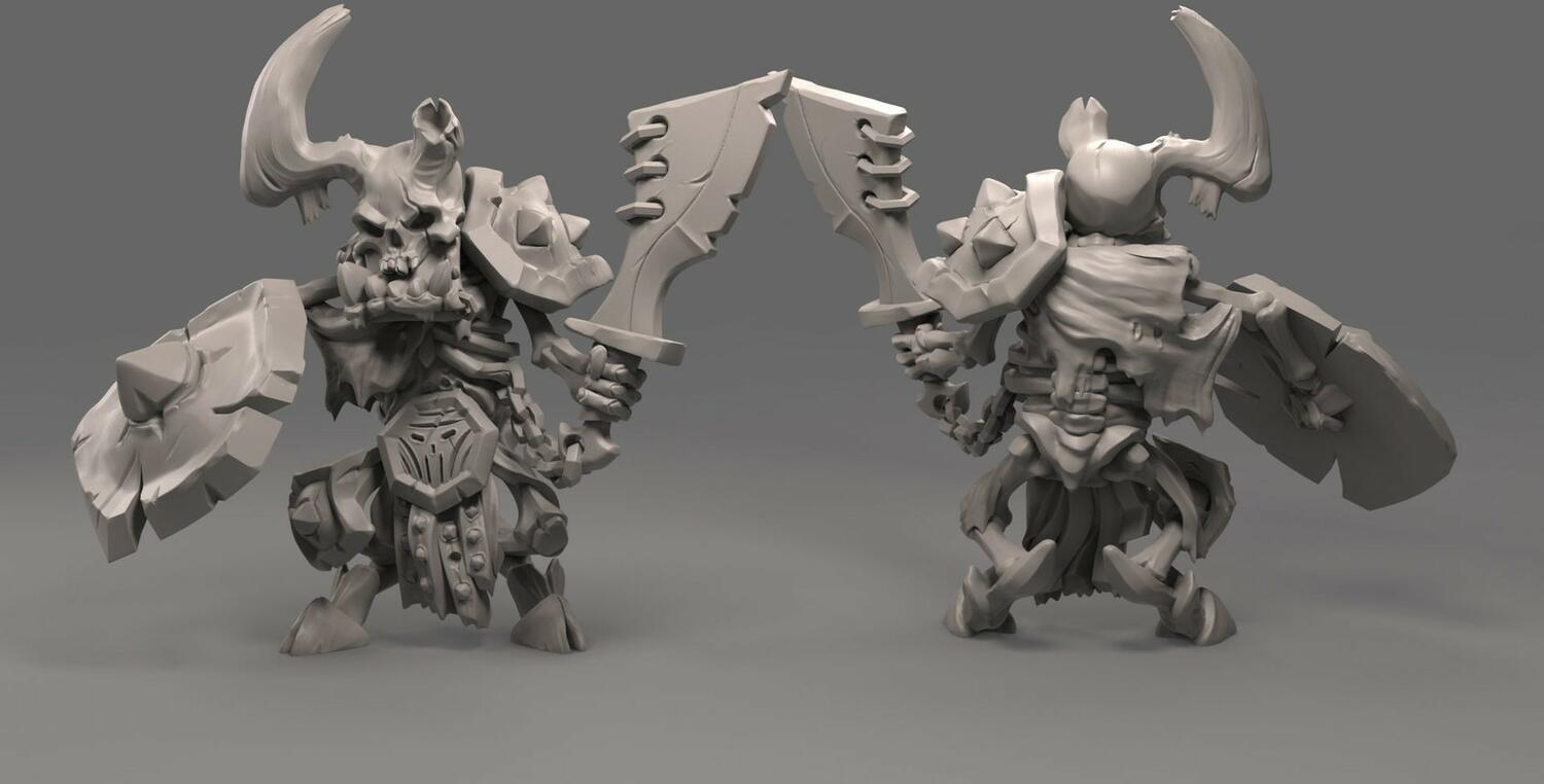 Clash of Rage Figurines