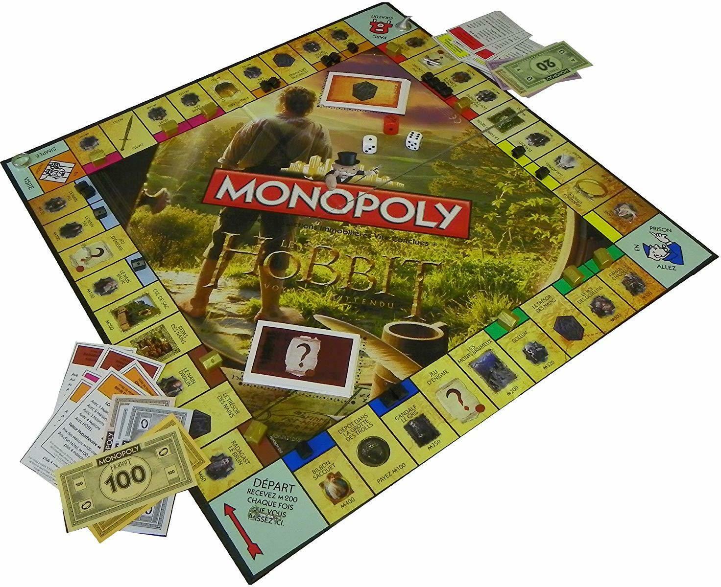 Monopoly: Le Hobbit - Un Voyage Inattendu Plateau