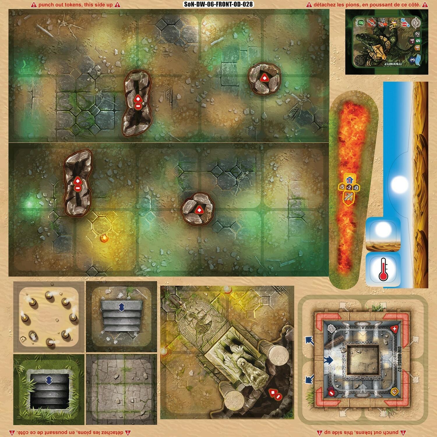 Shadows over Normandie: Desert Wrath Tuiles