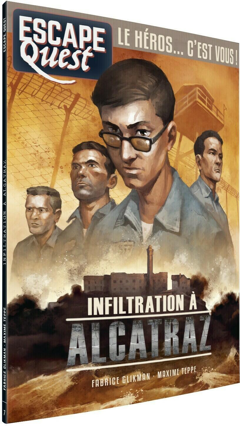 Escape Quest: Infiltration à Alcatraz Cover 3d