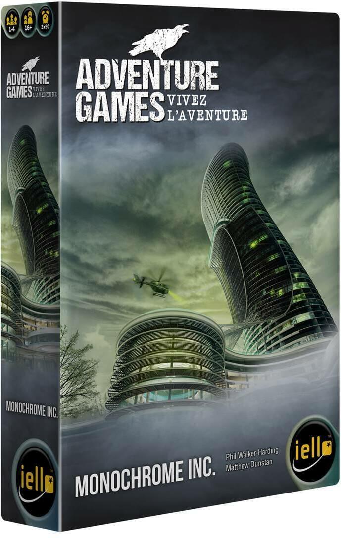 Adventure Games: Monochrome Inc. Cover 3d