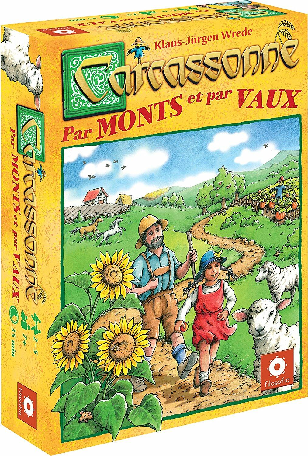 Carcassonne: Par Monts et par Vaux Cover 3d