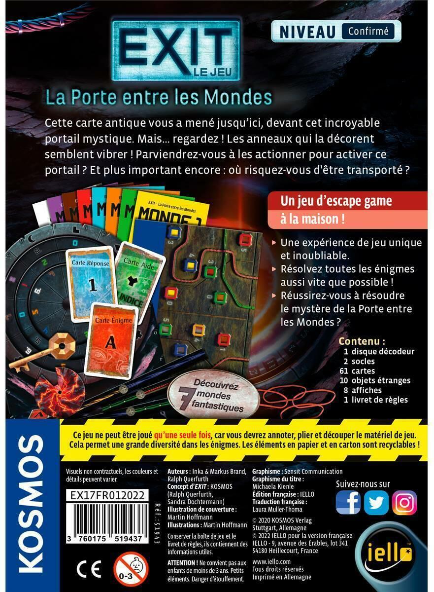 EXIT: Le Jeu - La Porte entre les Mondes Back