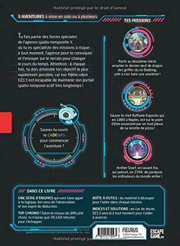 Escape Game: Junior - 3 Aventures (Le Dernier Dragon / Opération Pizza / Le Hacker Fou) Back