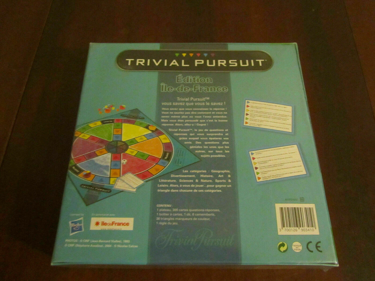 Trivial Pursuit: Édition Île-de-France Back 3d