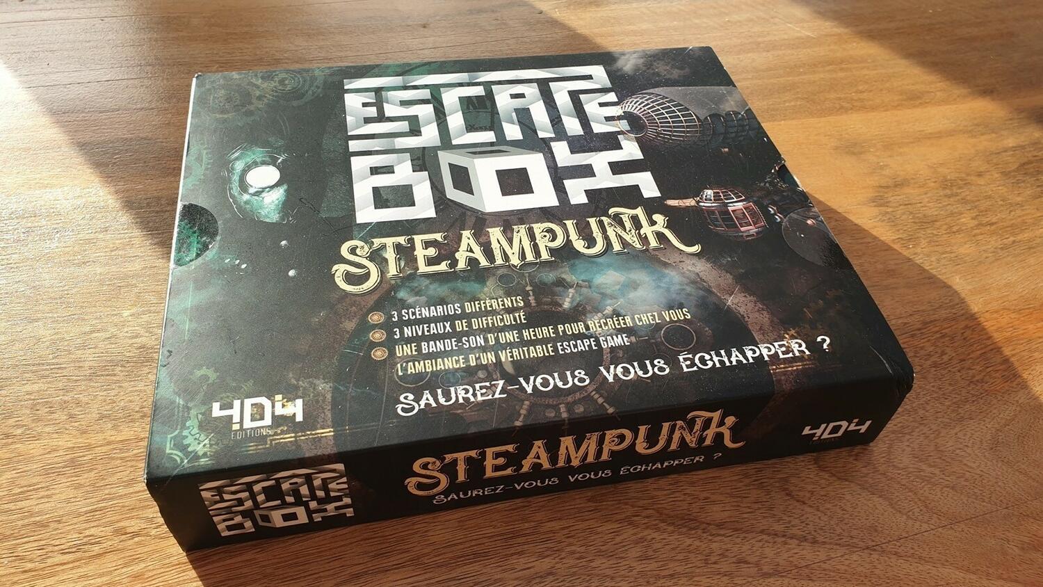 Escape Box: Steampunk Cover 3d
