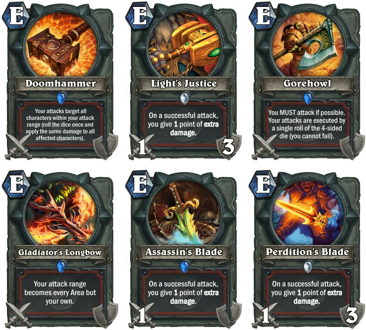 Shadow Hunters Cartes