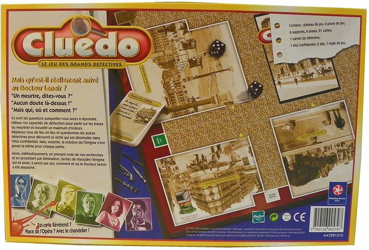 Cluedo: Meurtre au Louvre Back 3d