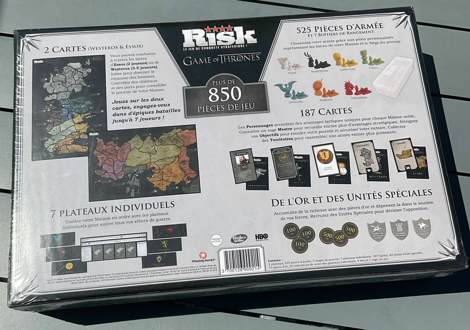 Risk: Game of Thrones Back 3d